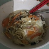 中華麺でシーフードラーメン